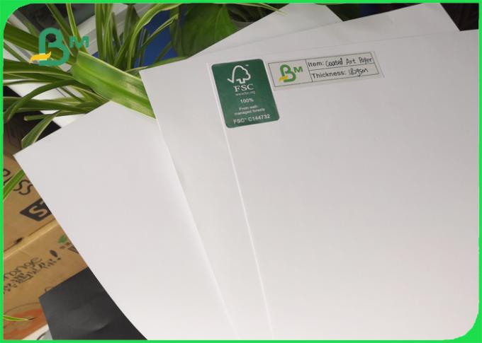 C2S Coated Paper 115 128 grams Glossy / Matt Art Paper 640 * 900mm Ream Package