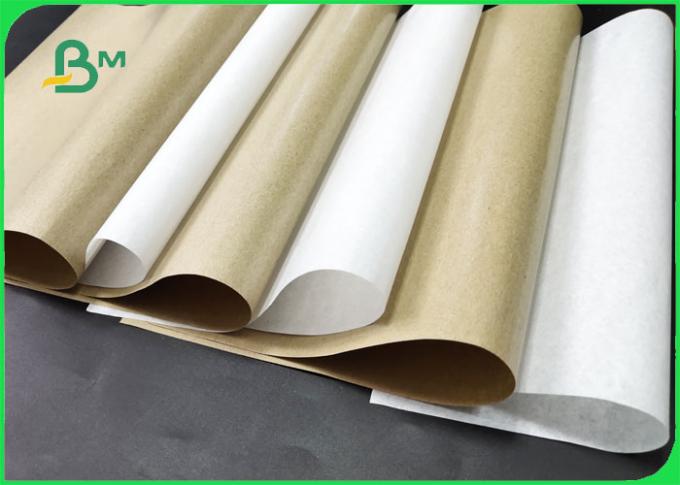 FSC & FDA 30 - 350 GSM / Kraft Paper With Plastic Coated Food Packing Paper