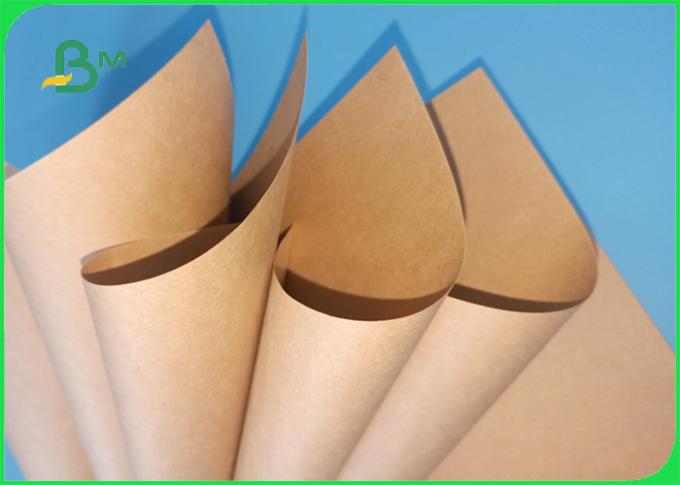 FDA Approved 100% Wood Pulp 40gsm - 80gsm Brown Kraft Liner Paper For Packing