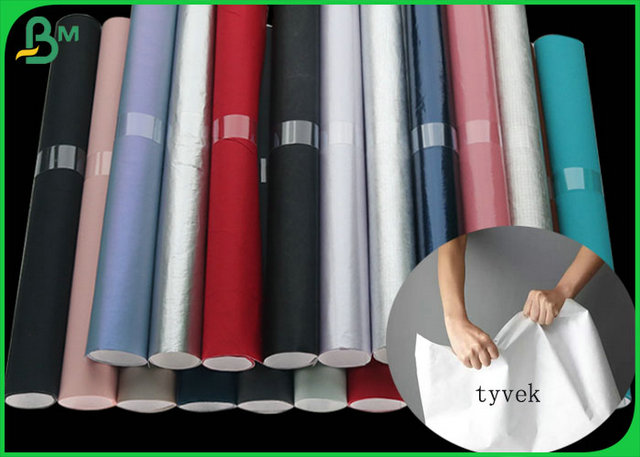 100% Recyclable And Silk surface Tyvek Fabric For Making Clothes Or Bags