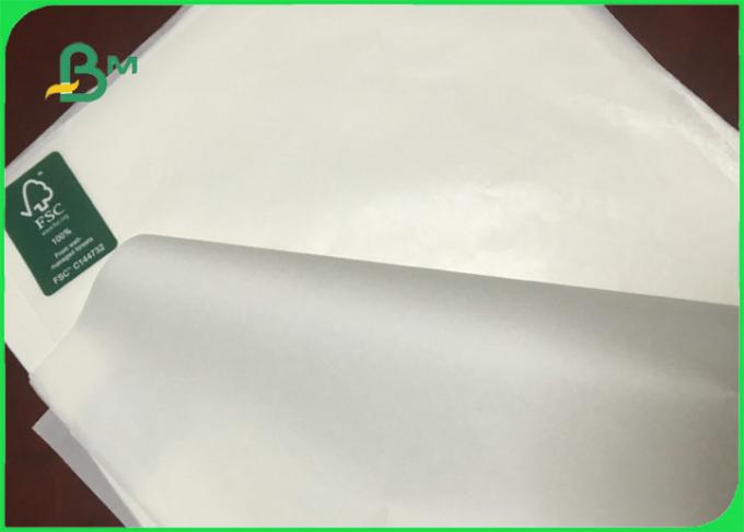 30gsm 35 gsm Food Grade Uncoated White Sack Kraft Paper FDA EU SGS Certified