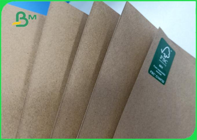 Width 70*100cm recycle pulp 110gsm - 220gsm kraft liner paper for packing