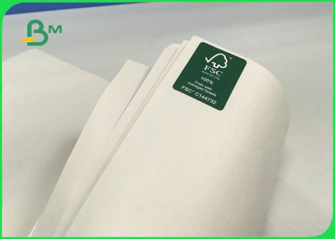 Recyclable Smooth Newsprint Paper Roll 45gsm to 52gsm For Packing Customized