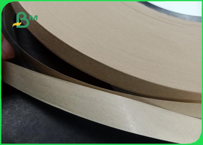 Size 14mm 60gsm white / brown waterproof karft paper for straw wood pulp roll