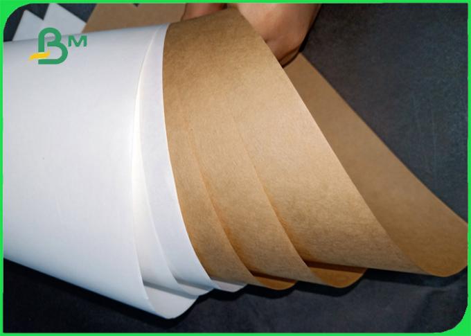 80gr - 140gr recycle pulp Good toughness kraft paper sheet for shopping bags