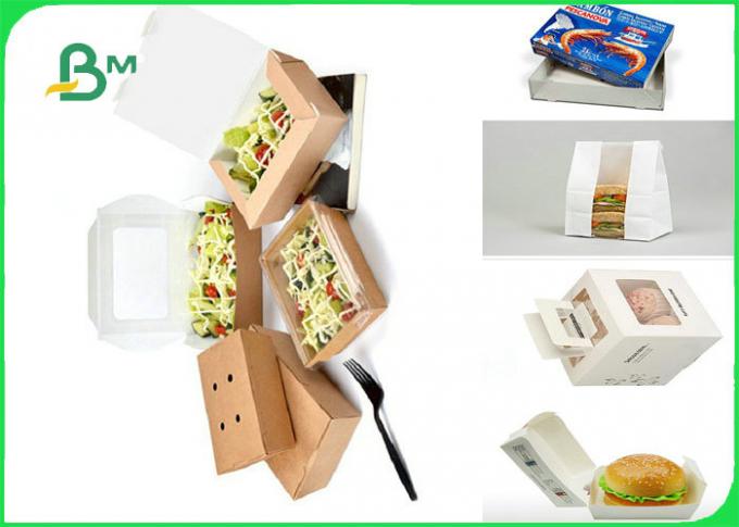 70 * 100cm Food Grade 350gsm + 15g PE Waxed Paperboard For Packing Fast Food