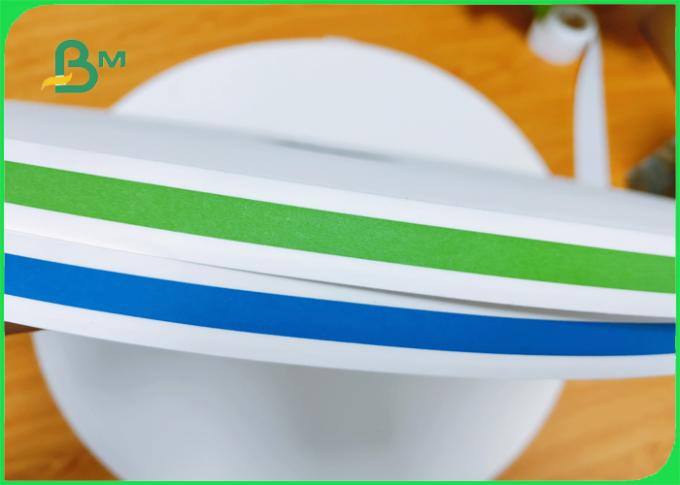 Biodegradable Colorful Straw Paper 60g Rolls 550mm Kraft Paper 15mm