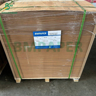 সিমেন্টের ব্যাগ তৈরির জন্য 70gm থেকে 100gm উচ্চ প্রসারিত ক্রাফ্ট পেপার