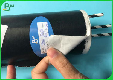 ইকো - বন্ধুত্বপূর্ণ মুদ্রিত FDA অনুমোদিত 60g 120g ড্রিংকিং স্ট্র ক্রাফট পেপার রোল