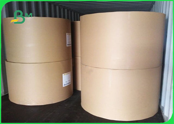 80gsm 90gsm হোয়াইট ক্রাফ্ট পেপার 100% নিরাপদ ময়দার ব্যাগের রোলগুলিতে মুদ্রণ করতে পারে