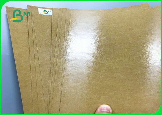 300GSM 350GSM গ্রীস প্রতিরোধের মধ্যাহ্নভোজ খাবার বাক্সের উপাদান ক্রাফ্ট পেপারবোর্ড