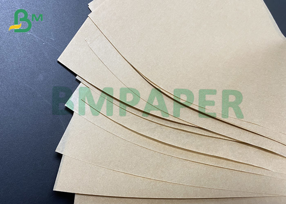 খাবারের প্যাকেজিংয়ের জন্য 10PE ম্যাট লেপ সহ 40gsm পাতলা ক্রাফট পেপার