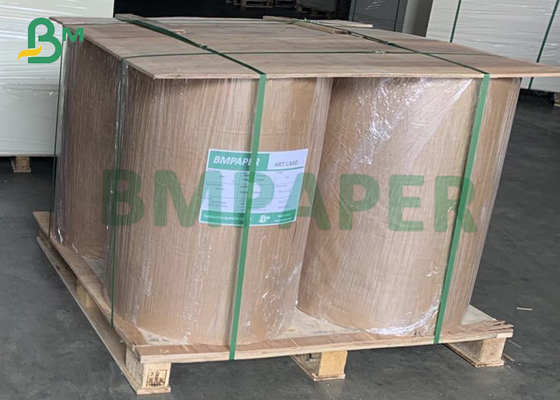 খাবারের প্যাকেজিংয়ের জন্য 10PE ম্যাট লেপ সহ 40gsm পাতলা ক্রাফট পেপার