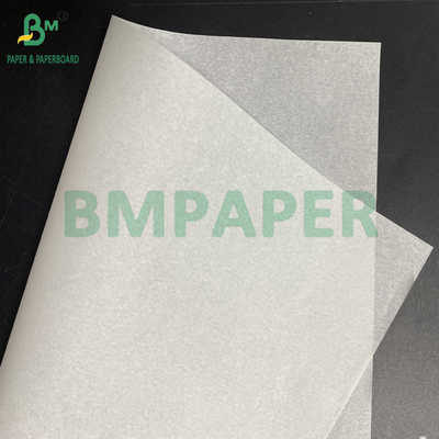 35gsm 40gsm উচ্চ তাপমাত্রা প্রতিরোধী হোয়াইট গ্রাসপ্রুফ পেপার জাম্বো রোলস বেকিং এবং রান্নার জন্য