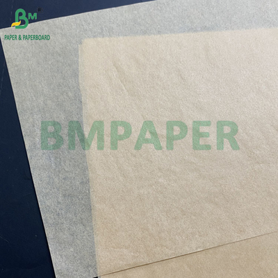 34gsm 40gsm গ্রাসপ্রুফ পেপার ক্রাফ্ট ব্রাউন স্যান্ডউইচ প্যাকেজিং শীট কাস্টম আকার