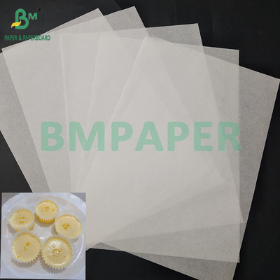 ফুড গ্রেড গন্ধহীন গ্রীসপ্রুফ সাদা রঙিন কাপকেক লিনার কাগজ