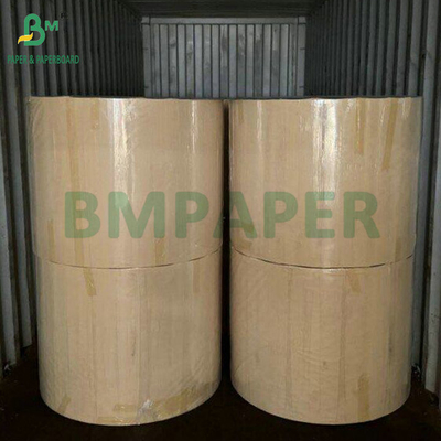 ভার্জিন কাঠের পলপ ৭০ গ্রাম ৮০ গ্রাম ৯০ গ্রাম প্রাকৃতিক ক্রাফট সিমেন্ট ব্যাগ কাগজের রোলস