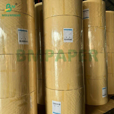 ভার্জিন কাঠের পলপ ৭০ গ্রাম ৮০ গ্রাম ৯০ গ্রাম প্রাকৃতিক ক্রাফট সিমেন্ট ব্যাগ কাগজের রোলস