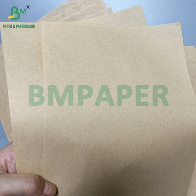 মসৃণ বাদামী রঙ উচ্চ শক্তি 70gsm 90gsm খাঁটি ক্রাফ্ট 1150mm x 900mm