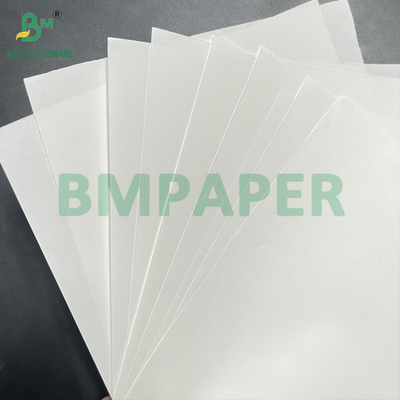 মসৃণ খাদ্য গ্রেড 70 - 150 জিএসএম হোয়াইট ব্লিচড ক্রাফ্ট পেপার রোল 15 ইঞ্চি এক্স 1000 ফুট