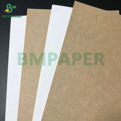 C1S ক্লে লেপযুক্ত 295gsm 325gsm হোয়াইট টপ ক্রাফ্ট ব্যাক কার্ডবোর্ড ফুড বক্সের জন্য