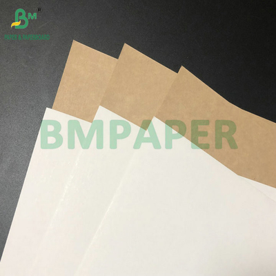 C1S ক্লে লেপযুক্ত 295gsm 325gsm হোয়াইট টপ ক্রাফ্ট ব্যাক কার্ডবোর্ড ফুড বক্সের জন্য