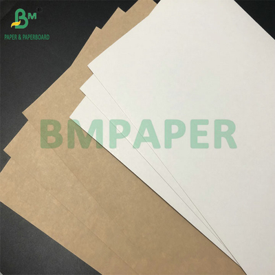 C1S ক্লে লেপযুক্ত 295gsm 325gsm হোয়াইট টপ ক্রাফ্ট ব্যাক কার্ডবোর্ড ফুড বক্সের জন্য