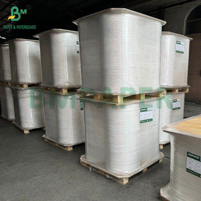 24g 28g হোয়াইট স্ট্রো প্যাকেজিং কাগজ রোলস 27mm প্রস্থ 6000m দৈর্ঘ্য ≠ খাদ্য গ্রেড টাইপ