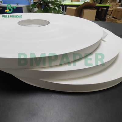 24gsm 28gsm হোয়াইট স্ট্রা প্যাকেজিং পেপার 27MM x 5000M ভাল টান শক্তি