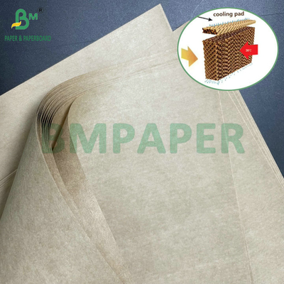 উচ্চ শোষণকারী ক্রাফট পেপার রোল 95gsm কুলিং প্যাড ভিজা পর্দা বেস পেপার