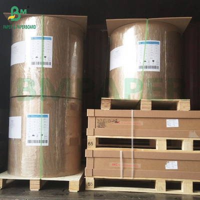 একপাশের চকচকে গ্লাসযুক্ত এমজি ক্রাফ্ট পেপার 30GSM - 60GSM ফুড প্যাকেজিংয়ের জন্য