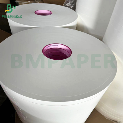 জৈব স্ট্রো পেপার রুপে পেপার 28gsm 32mm x 6000m রোল সাদা রঙ