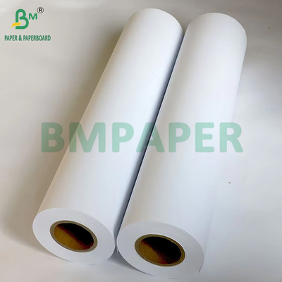 20 পাউন্ড ওয়াইড ফরম্যাট কাগজ সিএডি অঙ্কন জন্য 36 ইঞ্চি x 150 ফুট 2 'কোর উচ্চ সাদা