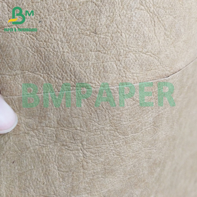 0.35 মিমি, 0.55 মিমি সাদা কালো ধুয়ে ফেলা কার্ফট কাপড়ের কাগজ ব্যাগ তৈরির জন্য