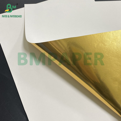 70g ধাতব বিয়ার লেবেল কাগজ অ্যালুমিনিয়াম 1 পাশ সাদা পিছনে প্রলিপ্ত