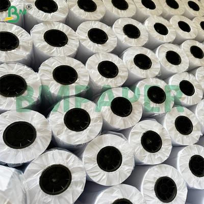 হোয়াইট প্লটটার পেপার মসৃণ A0 A1 A2 আকার রোল অ-আচ্ছাদিত বন্ড পেপার