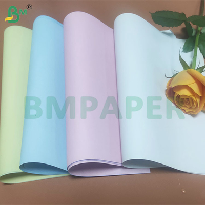 48-80 জিএসএম পদার্থ এনসিআর কর্বনহীন কপি কাগজ রোলস একাধিক রঙের