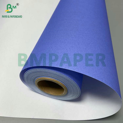 610 মিমি x 50 মিমি A0 A1 80GSM বেগুনি নীল সিএডি প্লটার পেপার রোল