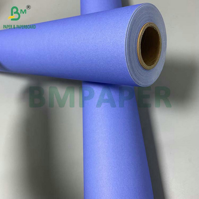 610 মিমি x 50 মিমি A0 A1 80GSM বেগুনি নীল সিএডি প্লটার পেপার রোল