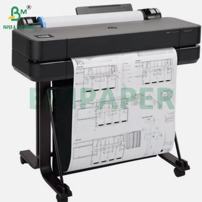 24 "x 150" CAD 20 পাউন্ড বন্ড ইঙ্কজেট গ্রাফ 2 "কোর জন্য প্রশস্ত বিন্যাস প্লট্টার কাগজ