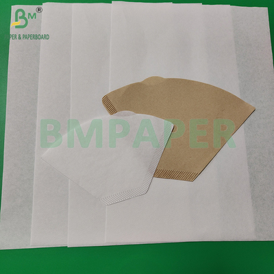 50 গ্রাম 328 মিমি ব্লিচড এবং অব্লিচড ফুড গ্রেড কফি ফিল্টার পেপার