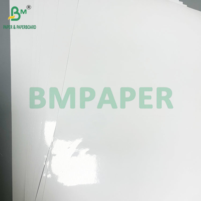 75gsm 80gsm উচ্চ সাদা ঢালাই লেপযুক্ত কাগজ আলু চিপ ট্যাব লেবেল জন্য