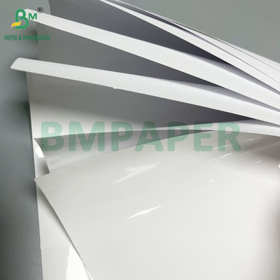 75gsm 80gsm উচ্চ সাদা ঢালাই লেপযুক্ত কাগজ আলু চিপ ট্যাব লেবেল জন্য