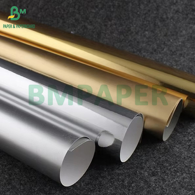 বিয়ার লেবেল জন্য 70gm ধাতব স্বর্ণ রৌপ্য ভিজা শক্তি কাগজ 70 x 100cm