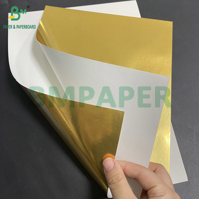 বিয়ার বোতল লেবেল জন্য 70gsm ধাতব কাগজ সিলভার শীর্ষ সাদা পিছনে 765mm
