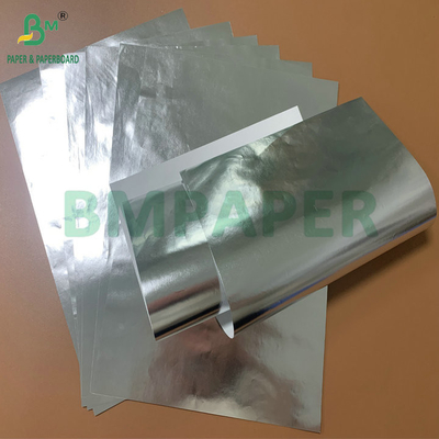 অ্যালুমিনিয়াম লেপ হোয়াইট ব্যাক 70gsm ভিজা শক্তি কাগজ জন্য গ্লাস বোতল বিয়ার