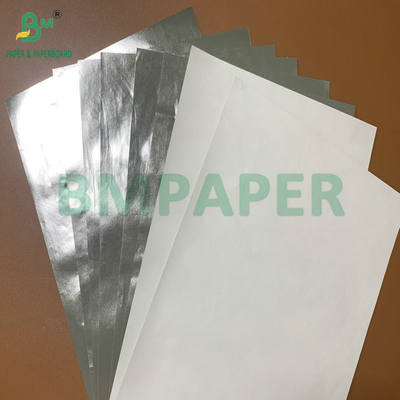 অ্যালুমিনিয়াম লেপ হোয়াইট ব্যাক 70gsm ভিজা শক্তি কাগজ জন্য গ্লাস বোতল বিয়ার