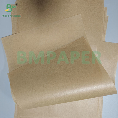 40 গ্রাম ফুড গ্রেড অয়েলপ্রুফ এবং ওয়াটারপ্রুফ ব্রাউন বেকিং সিলিকন অয়েল পেপার