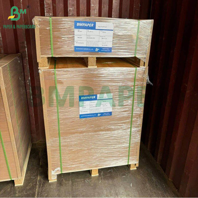 প্রতিরক্ষামূলক সমাধানের জন্য 650g 1250g ব্রাউন আচ্ছাদিত ক্রাফ্ট চিপবোর্ড শীট