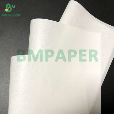 কাঠের পলস এফডিএ অনুমোদিত 35gsm 45gsm এমজি হোয়াইট ক্রাফ্ট পেপার ফুড প্যাকেজিং পেপার